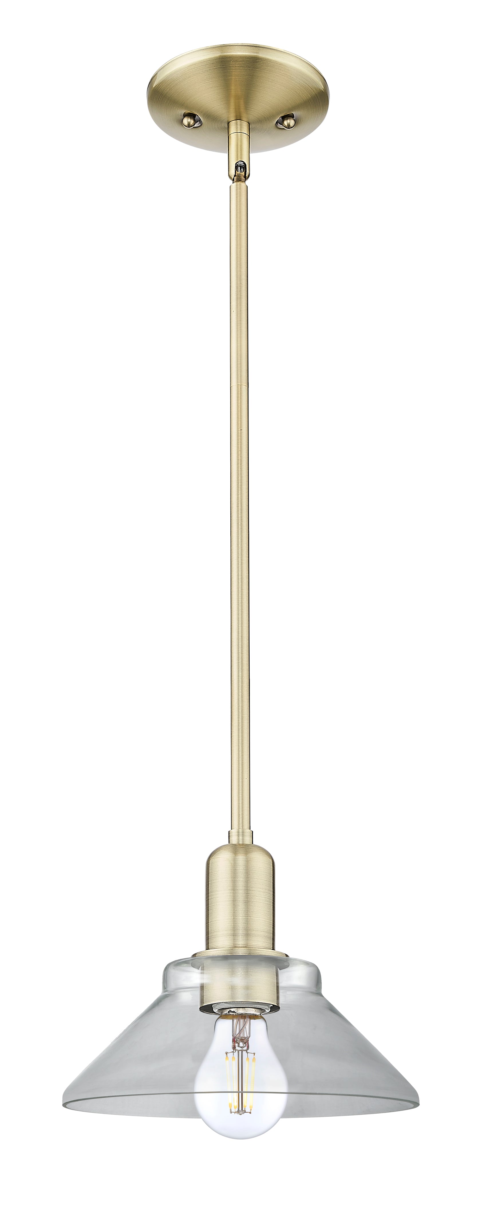 Arcadia Mini Pendant Antique Brass Steel