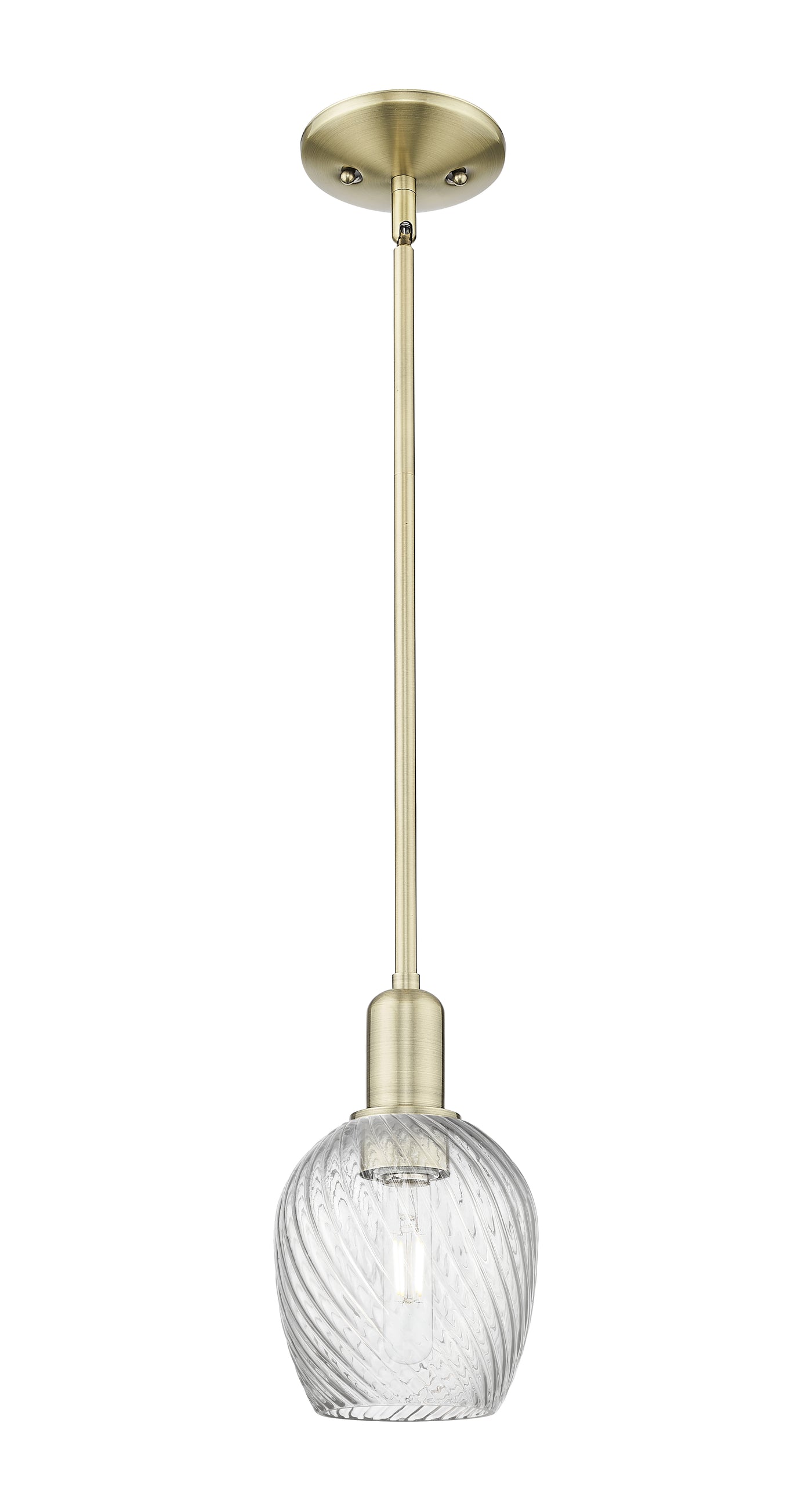 Arcadia Mini Pendant Antique Brass Finish
