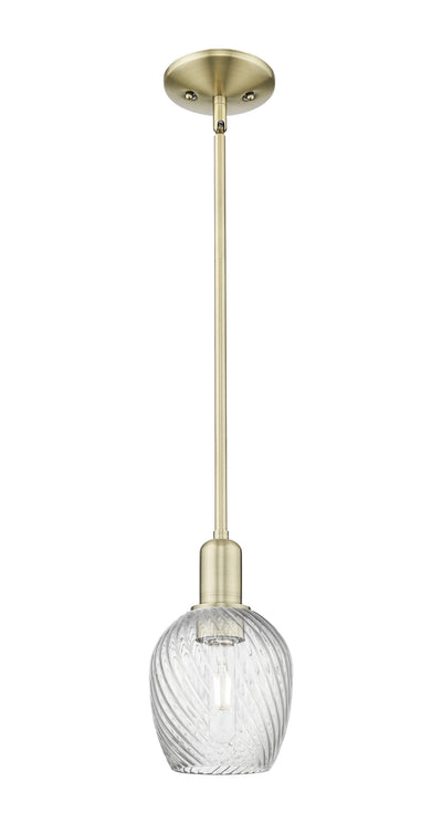 Arcadia Mini Pendant Antique Brass Finish