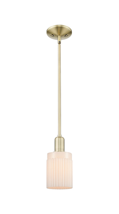 Arcadia Mini Pendant Antique Brass Finish