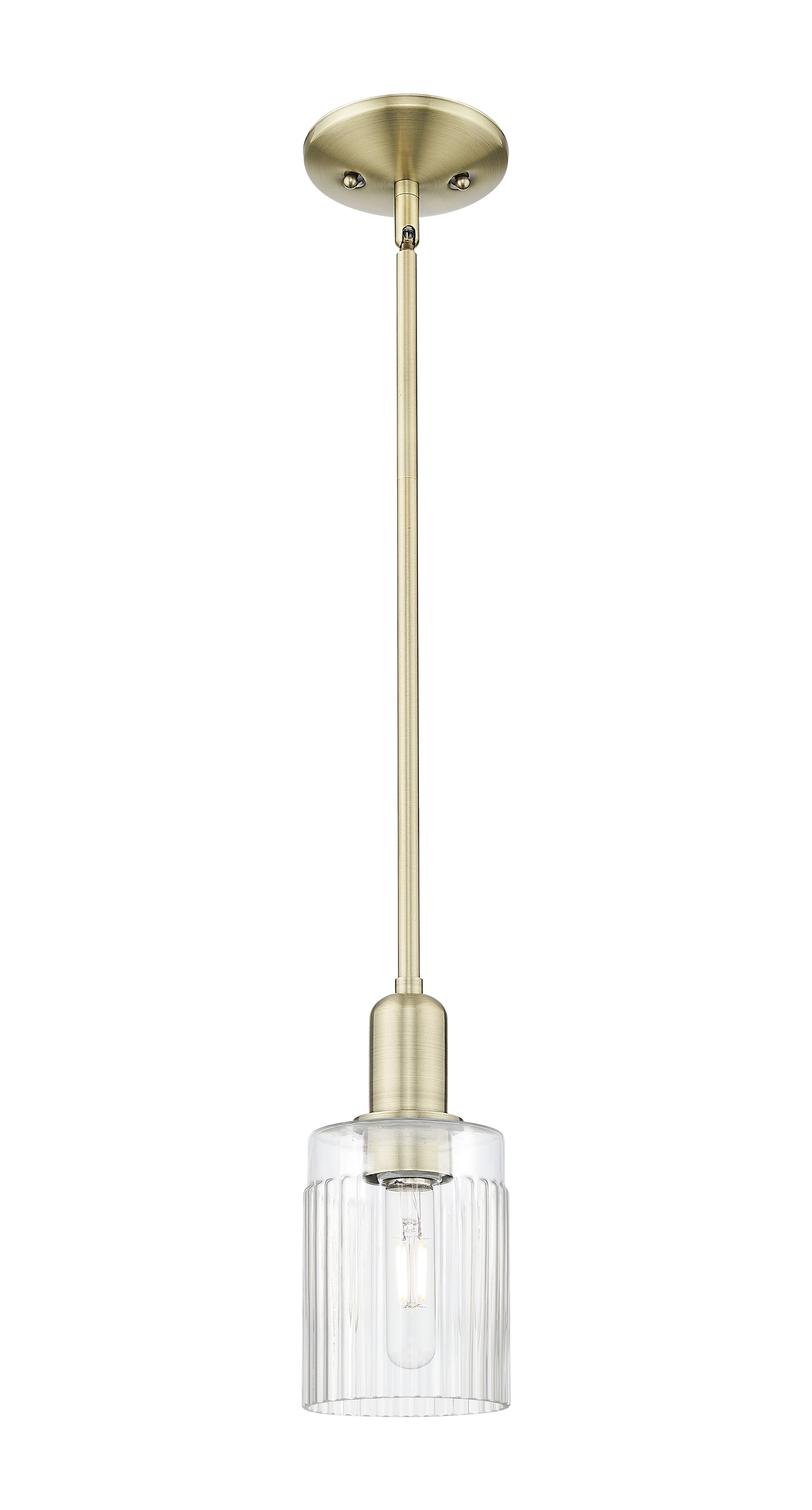 Arcadia Mini Pendant Antique Brass Finish