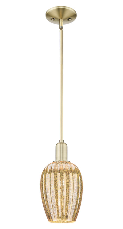 Arcadia Mini Pendant Antique Brass Finish