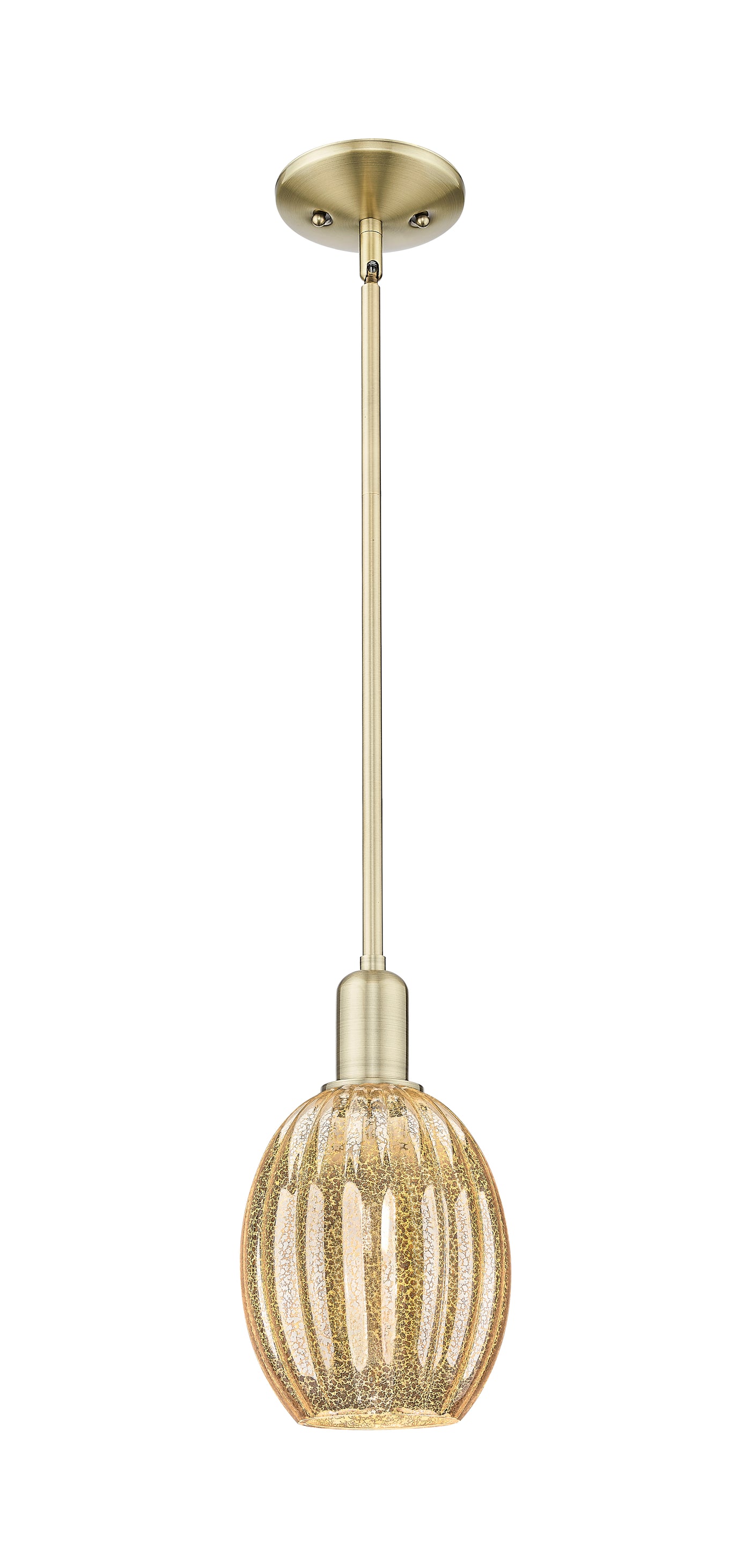 Arcadia Mini Pendant Antique Brass Finish