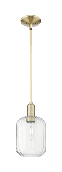 Arcadia Mini Pendant Antique Brass 6.75 Inch