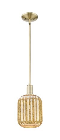 Arcadia Mini Pendant Antique Brass 6.75 Inch