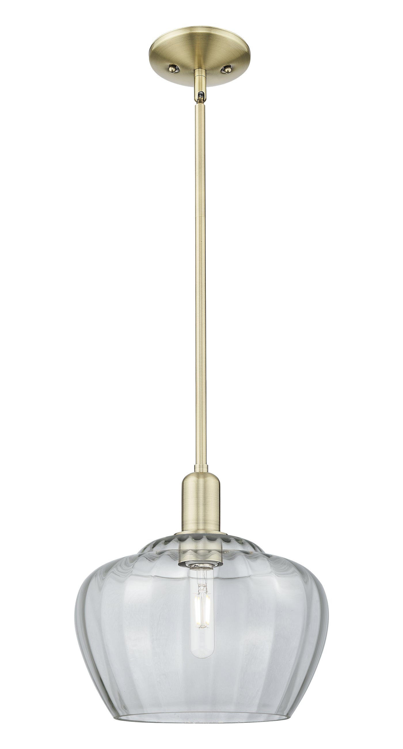 Arcadia Mini Pendant Antique Brass Finish
