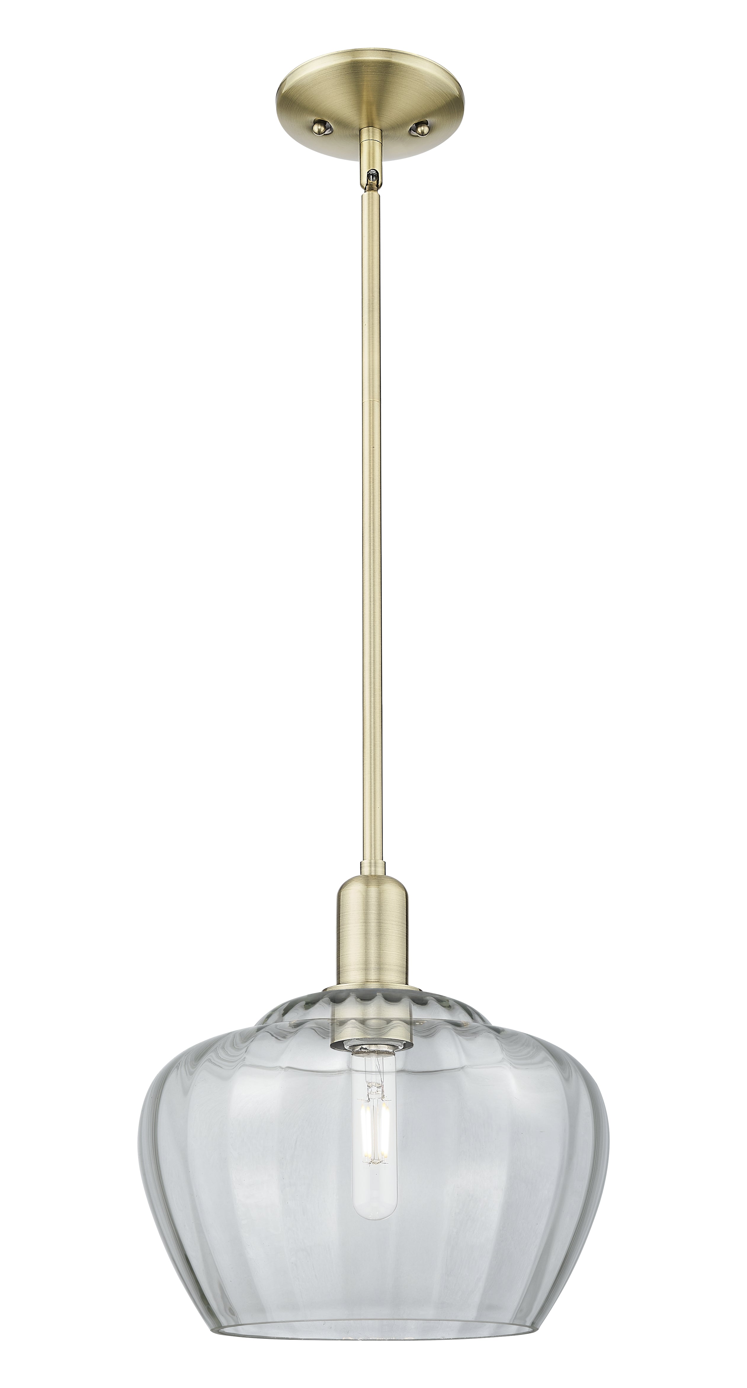 Arcadia Mini Pendant Antique Brass Finish