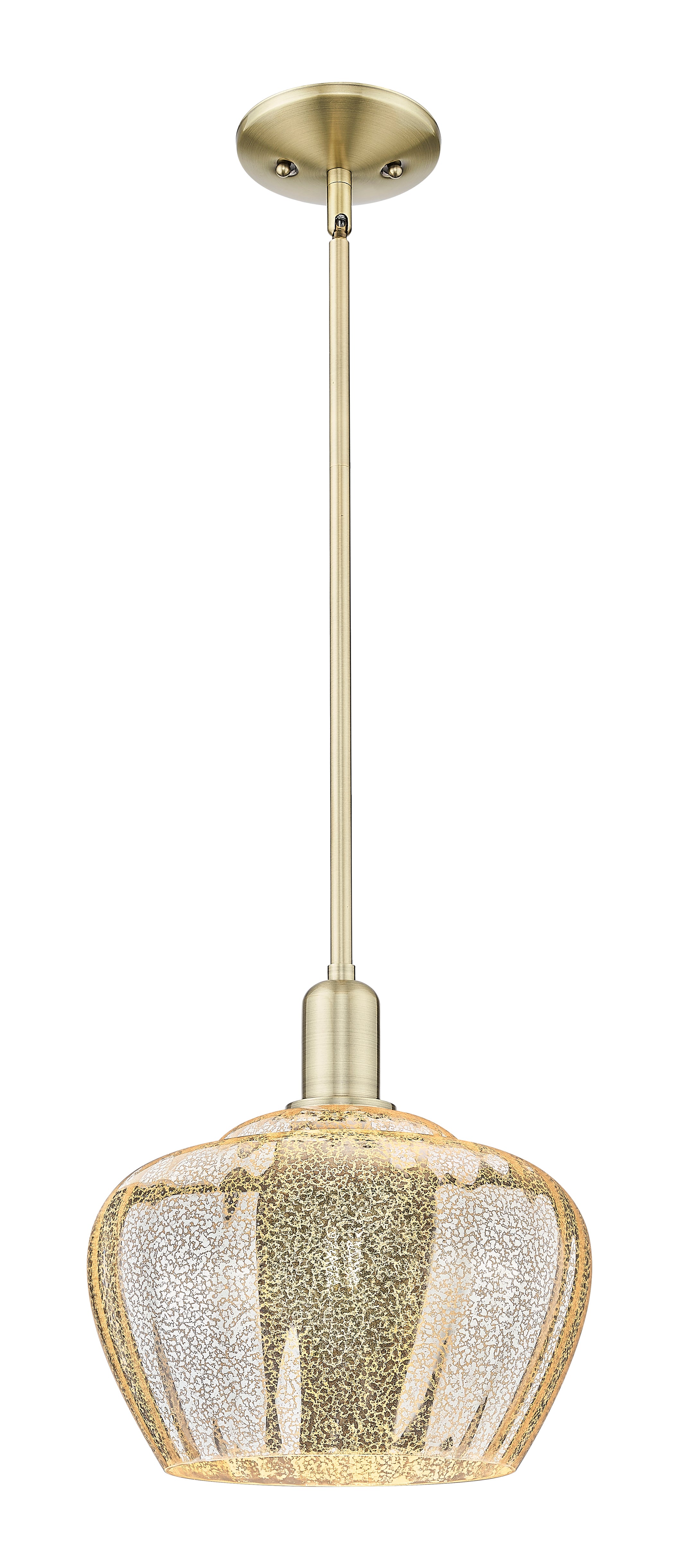 Arcadia Mini Pendant Antique Brass Finish
