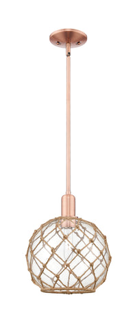 Arcadia Mini Pendant Antique Brass Finish