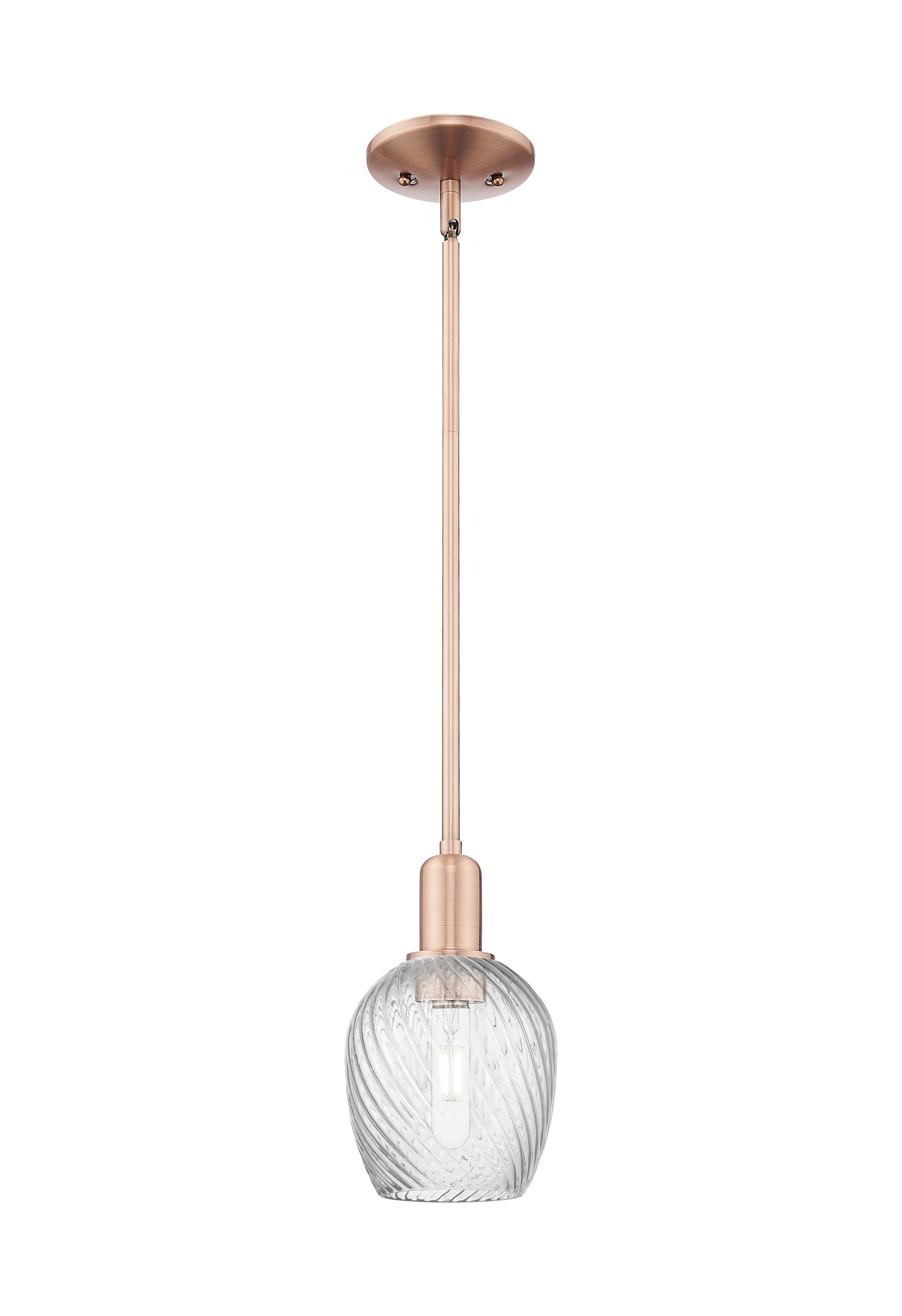 Arcadia Mini Pendant Antique Brass Finish