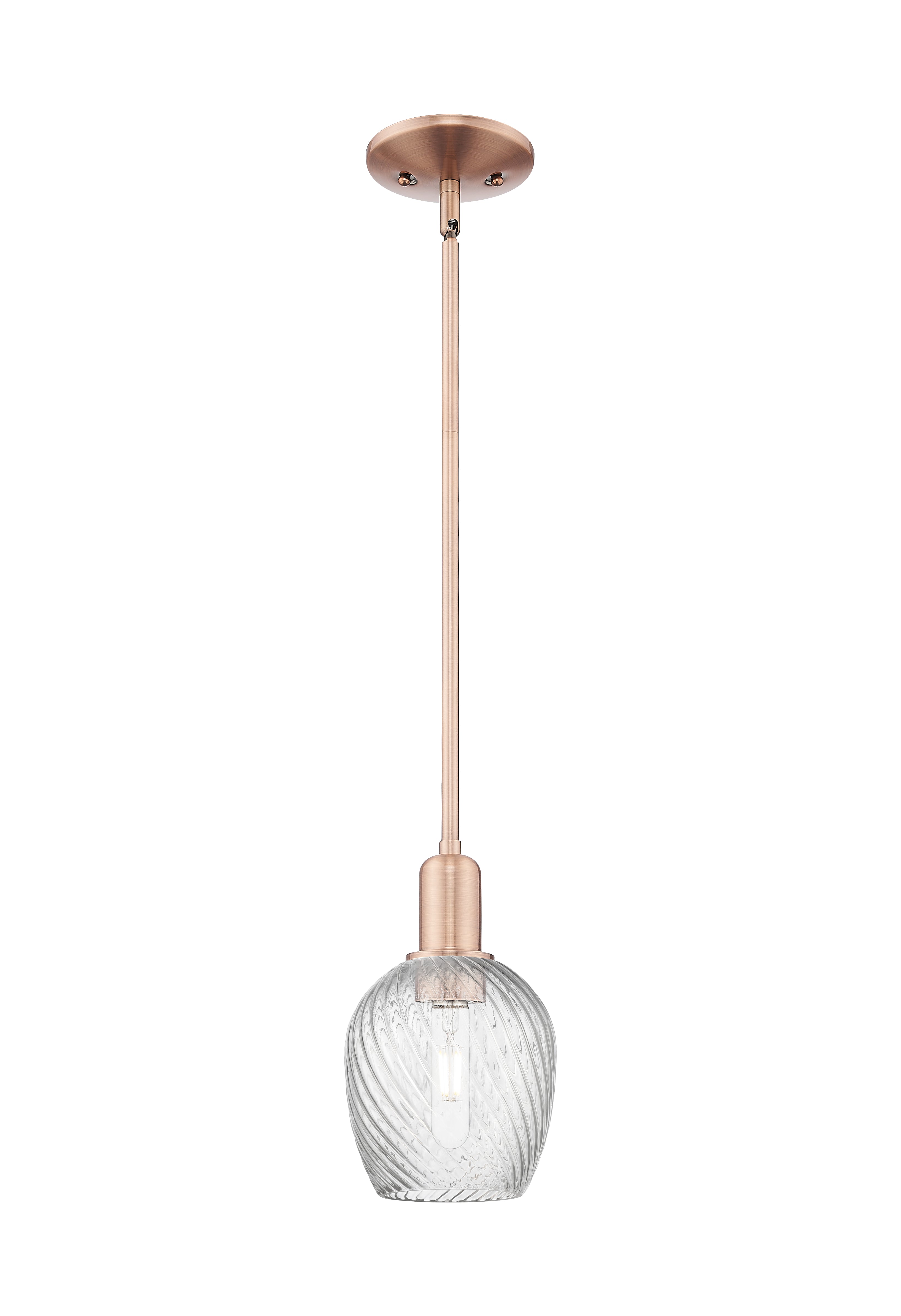 Arcadia Mini Pendant Antique Brass Finish