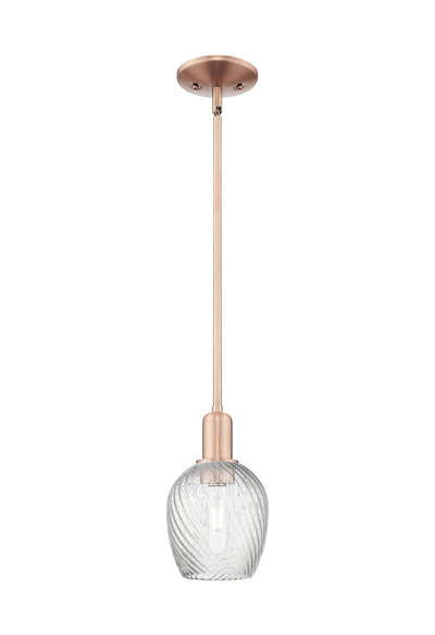 Arcadia Mini Pendant Antique Brass Finish