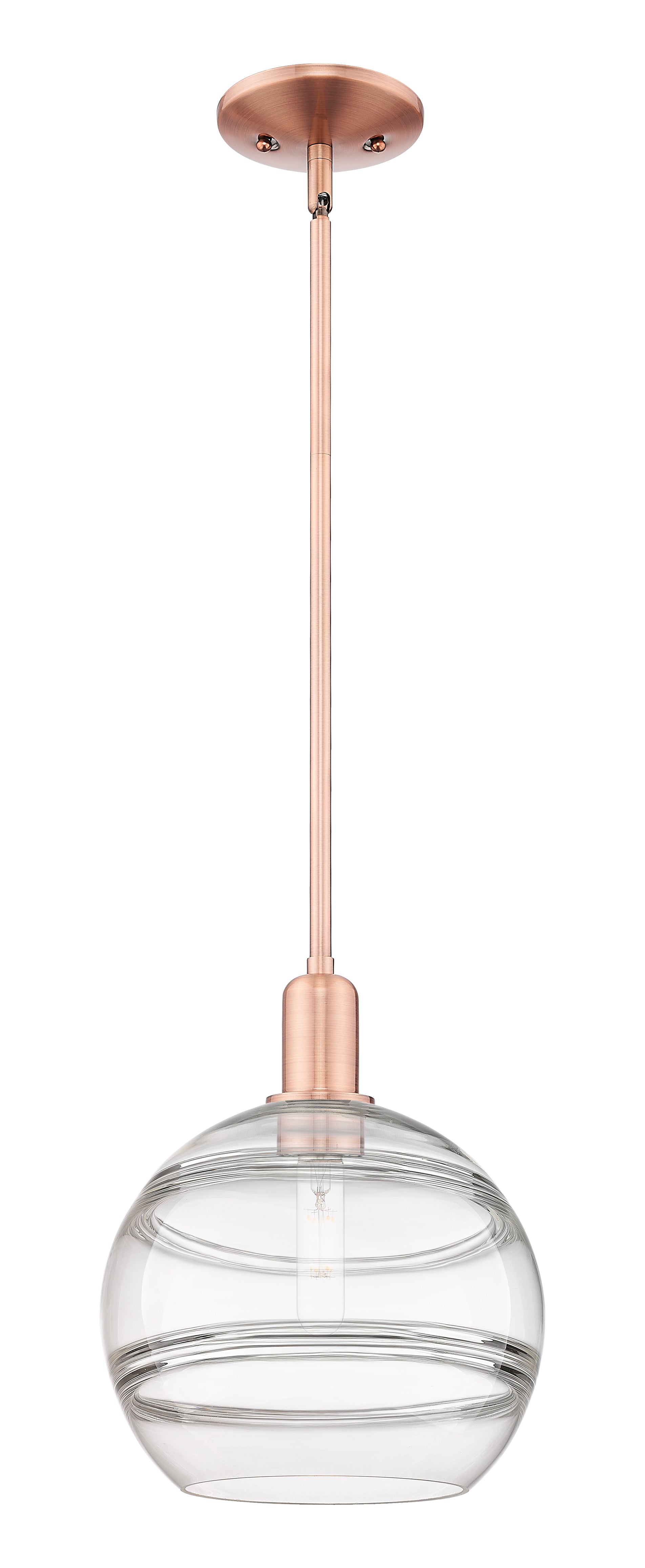 Arcadia Mini Pendant Antique Brass Finish