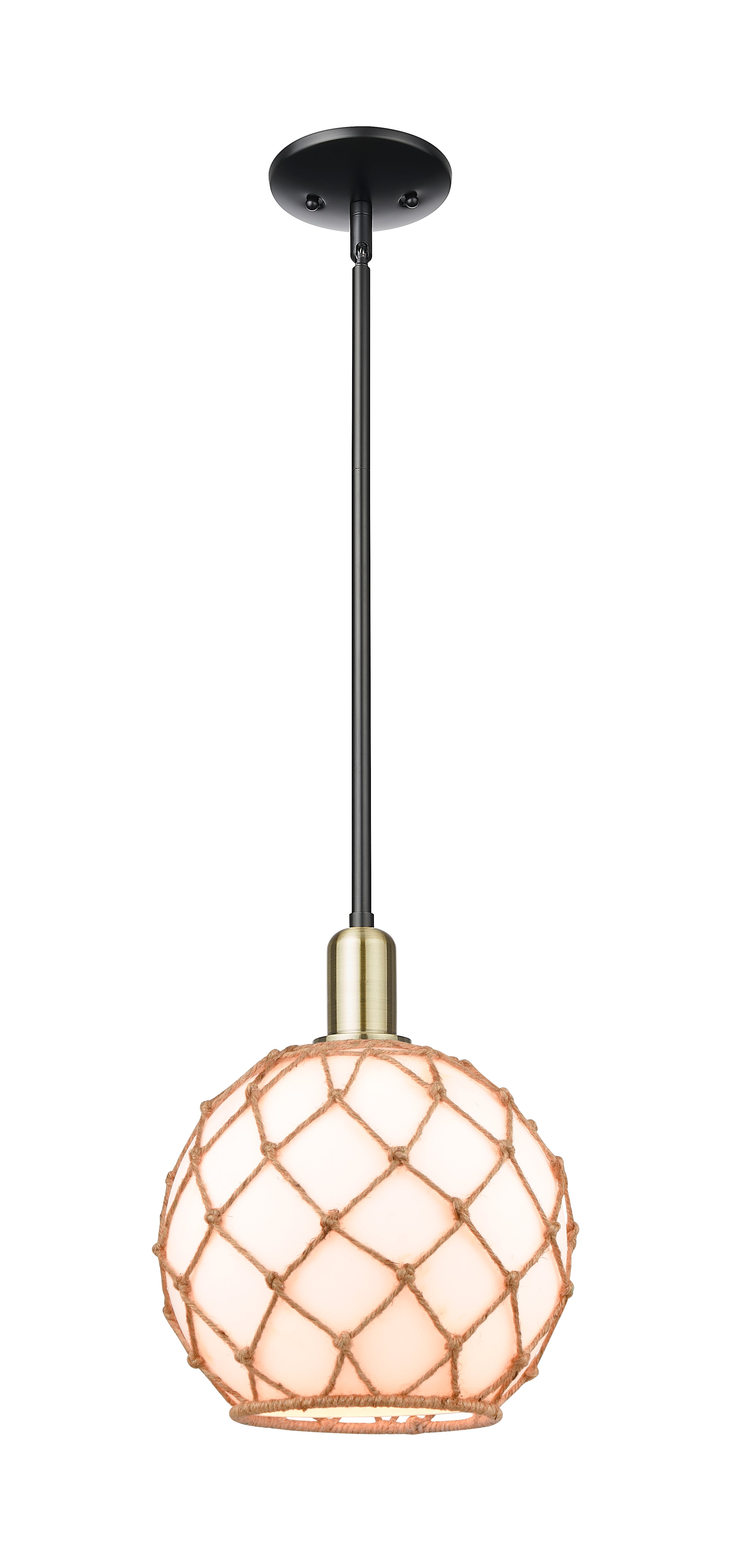 Arcadia Mini Pendant Antique Brass Finish