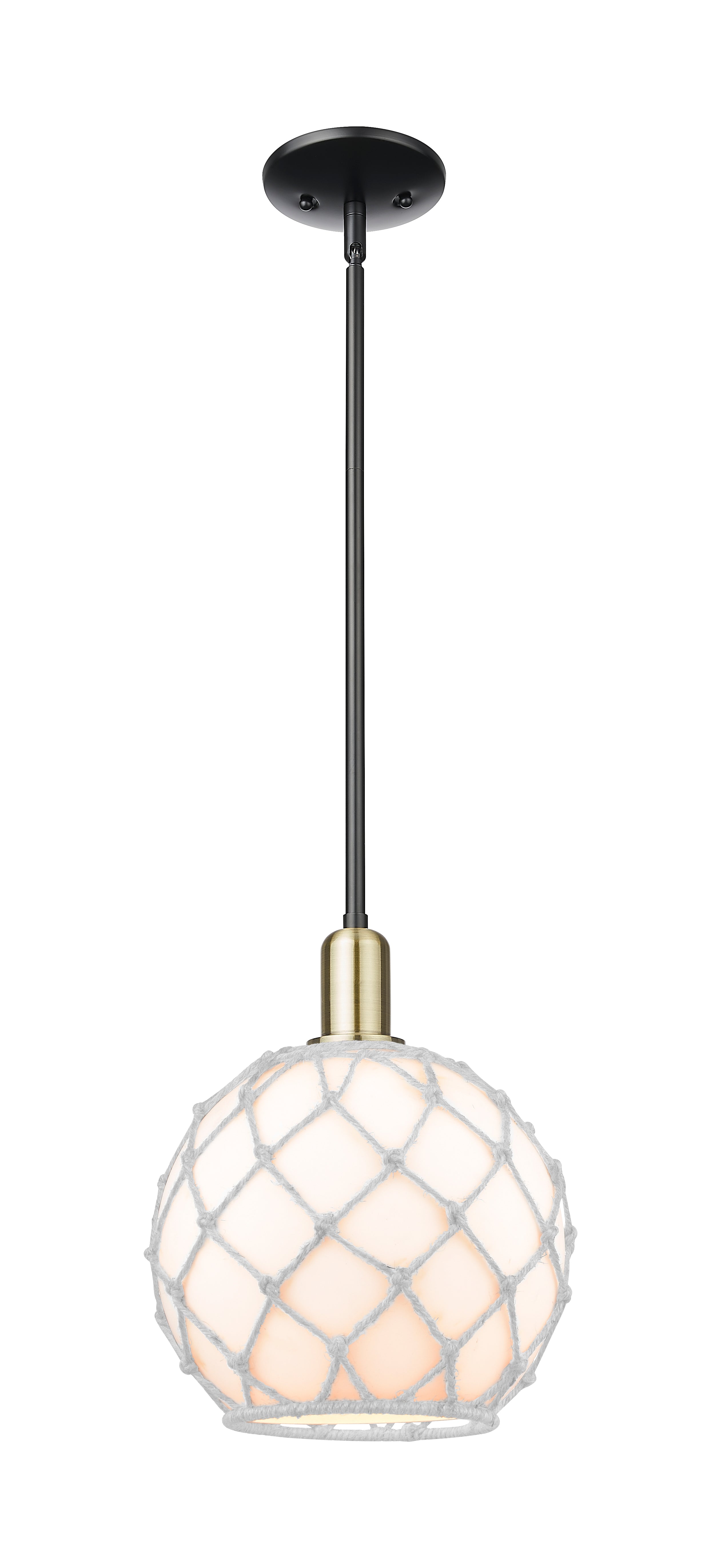Arcadia Mini Pendant Antique Brass Finish