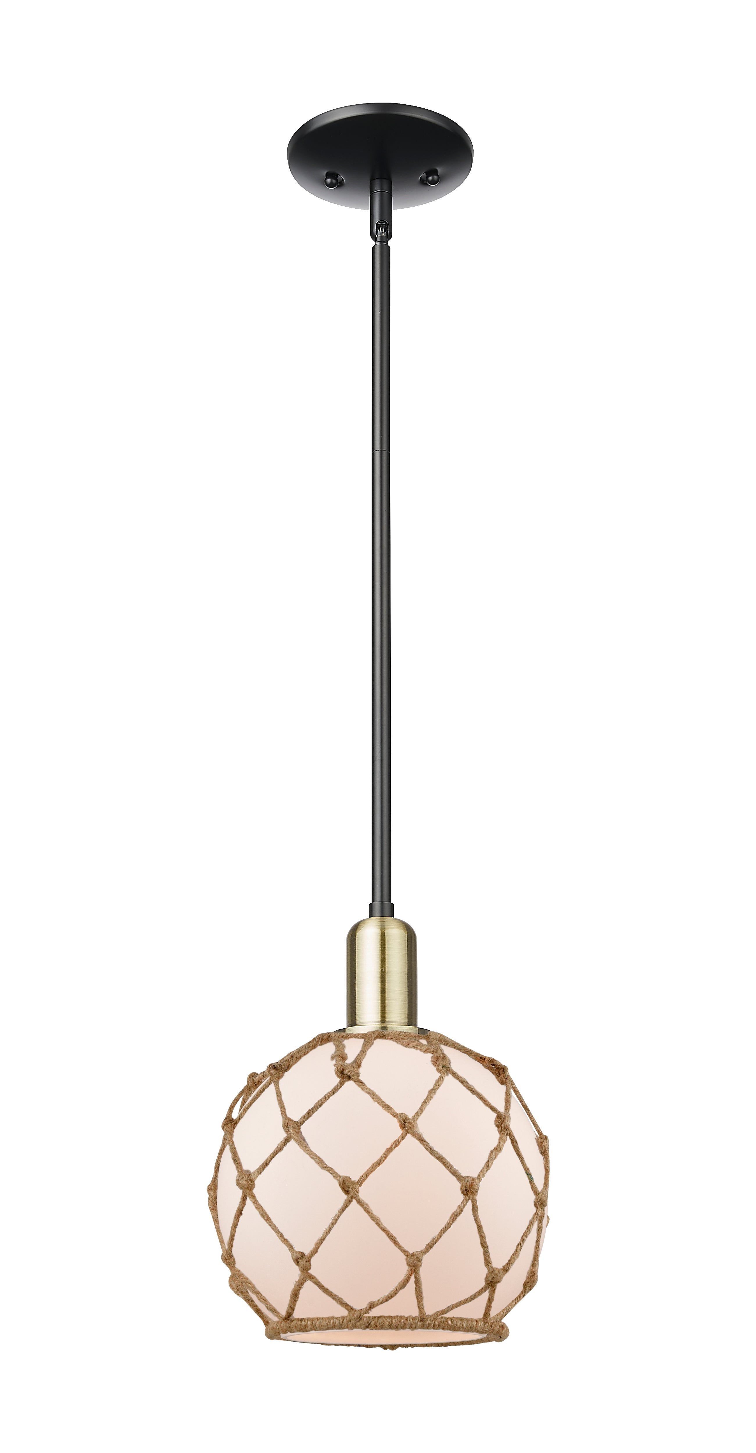 Arcadia Mini Pendant Antique Brass Cast
