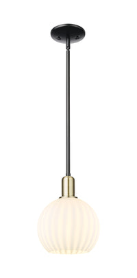Arcadia Mini Pendant Glass Antique Brass