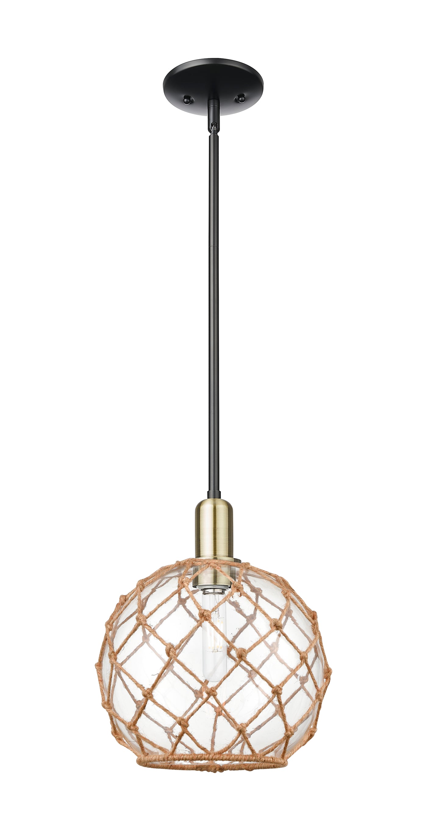 Arcadia Mini Pendant Antique Brass Finish