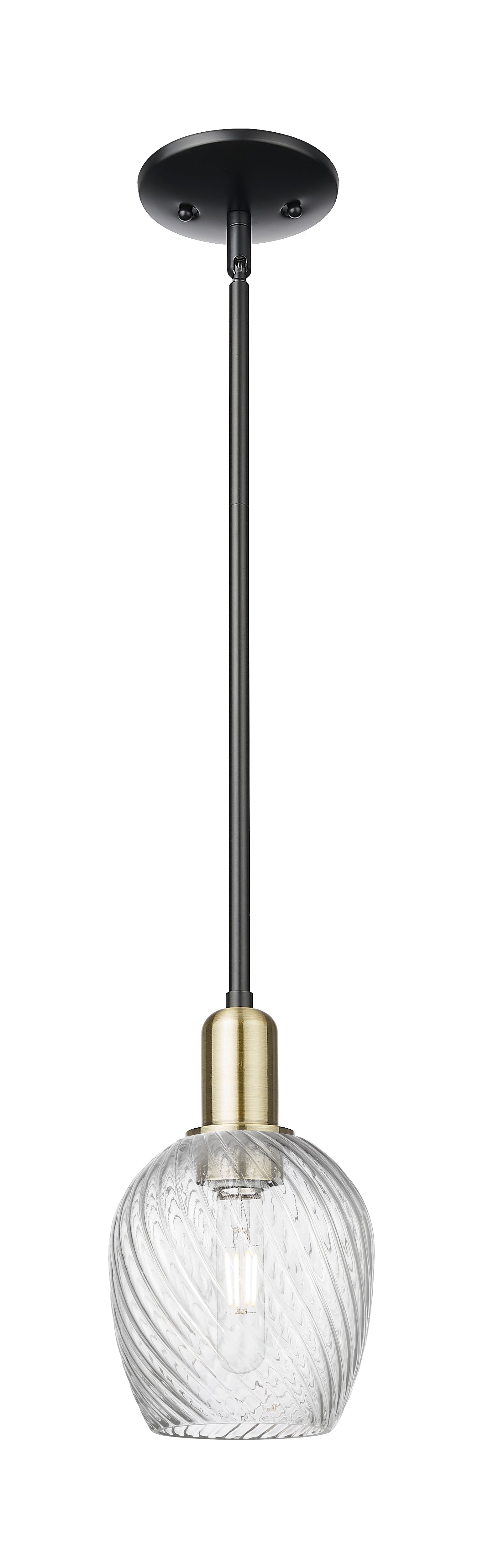 Arcadia Mini Pendant Antique Brass Finish