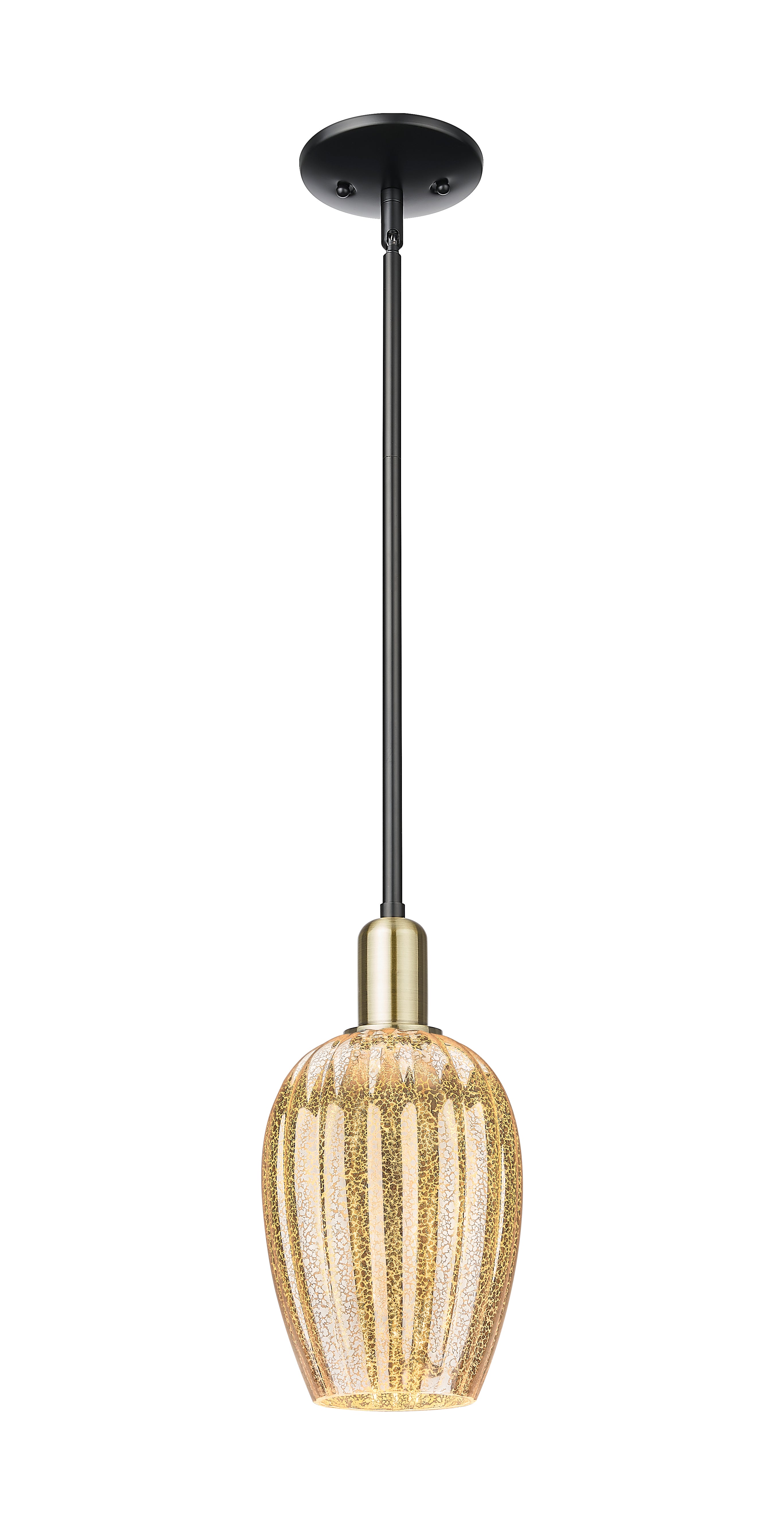 Arcadia Mini Pendant Antique Brass Finish