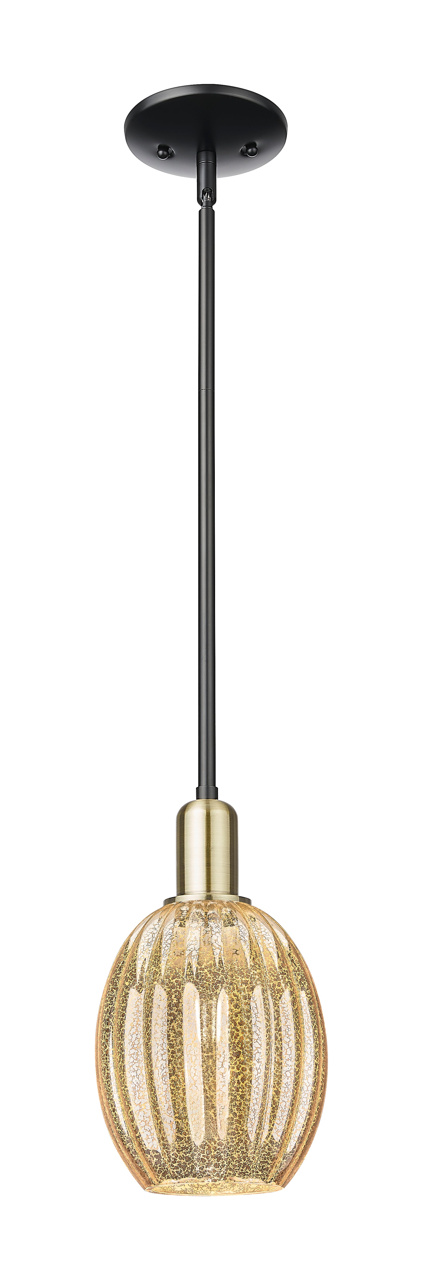 Arcadia Mini Pendant Antique Brass Finish