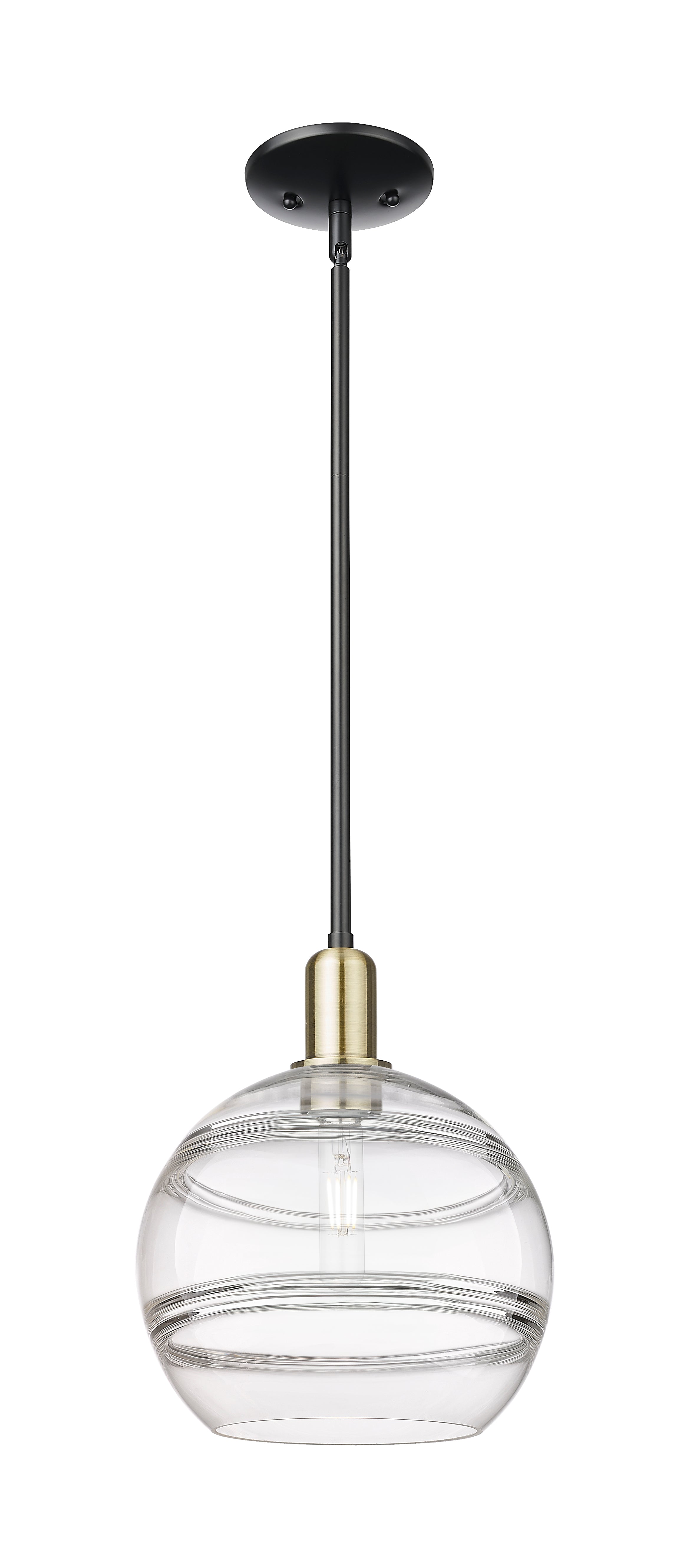 Arcadia Mini Pendant Antique Brass Finish