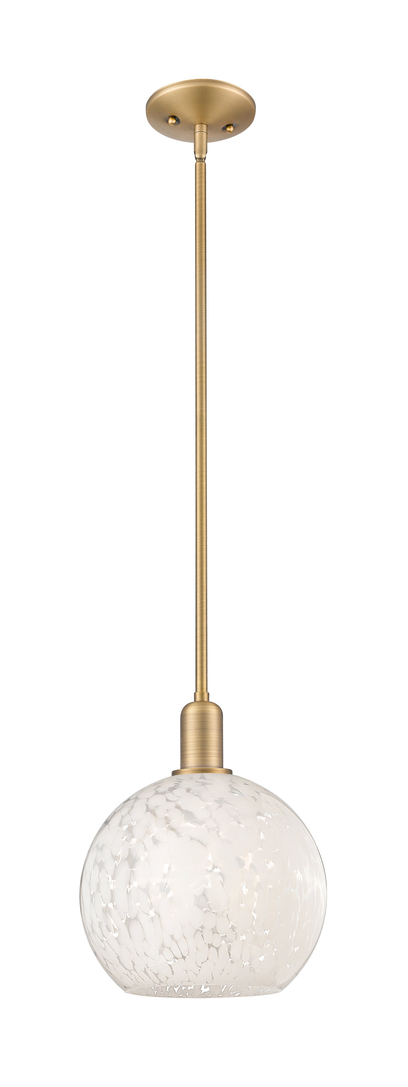 Arcadia Mini Pendant 10 Inch Brass