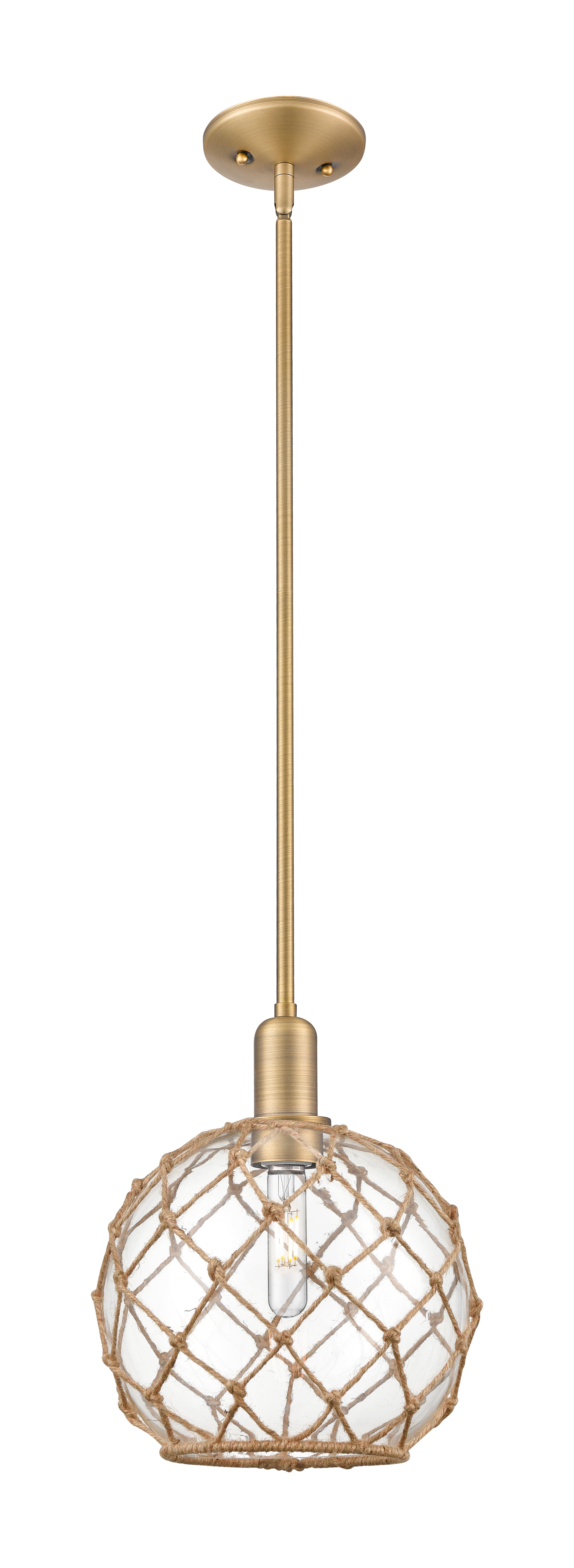 Arcadia Mini Pendant Antique Brass Finish