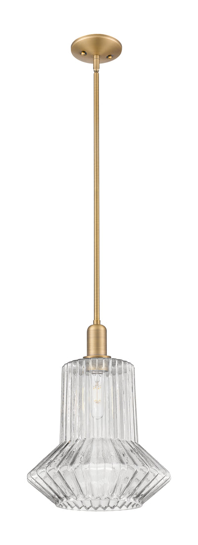 Arcadia Mini Pendant Antique Brass 12 Inch