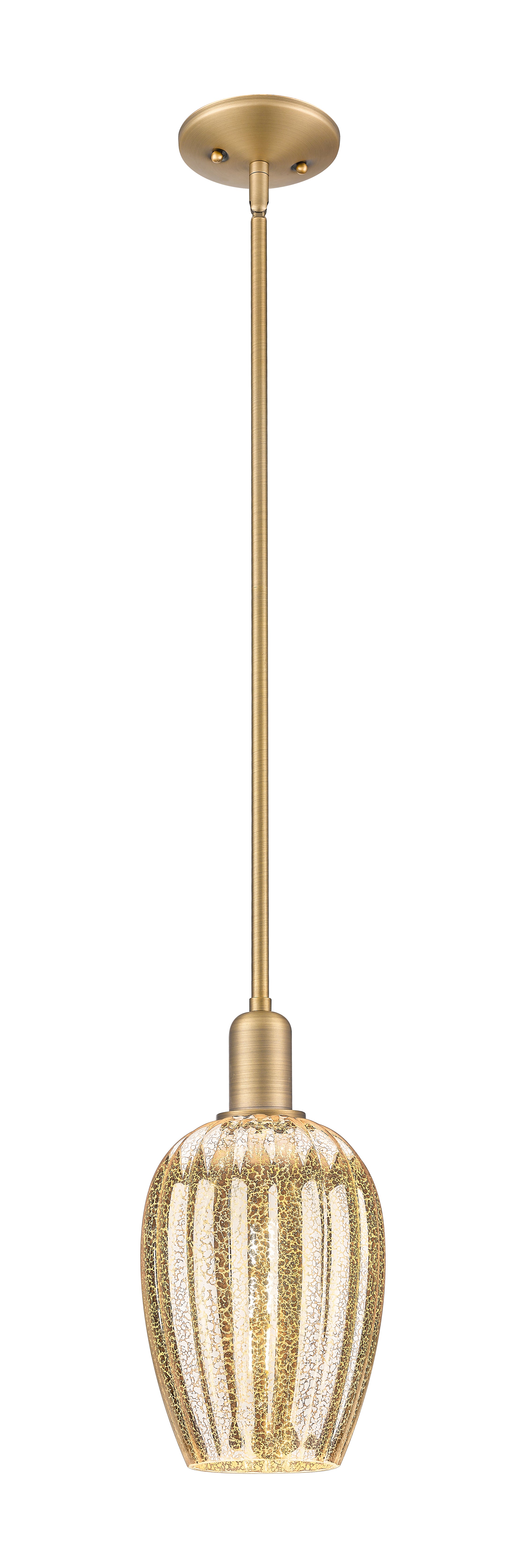 Arcadia Mini Pendant Antique Brass Finish