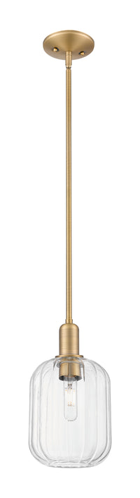 Arcadia Mini Pendant Antique Brass 6.75 Inch