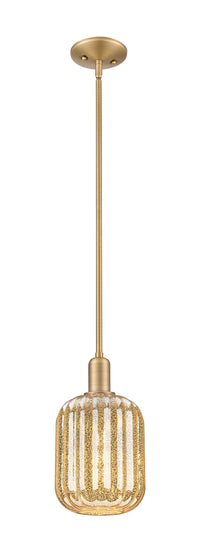 Arcadia Mini Pendant Antique Brass 6.75 Inch