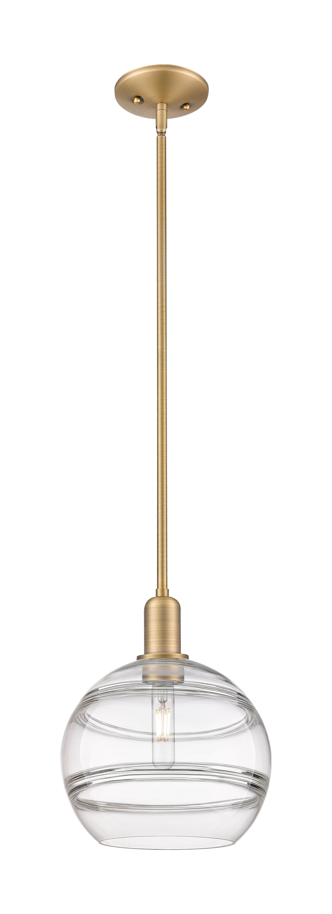 Arcadia Mini Pendant Antique Brass Finish