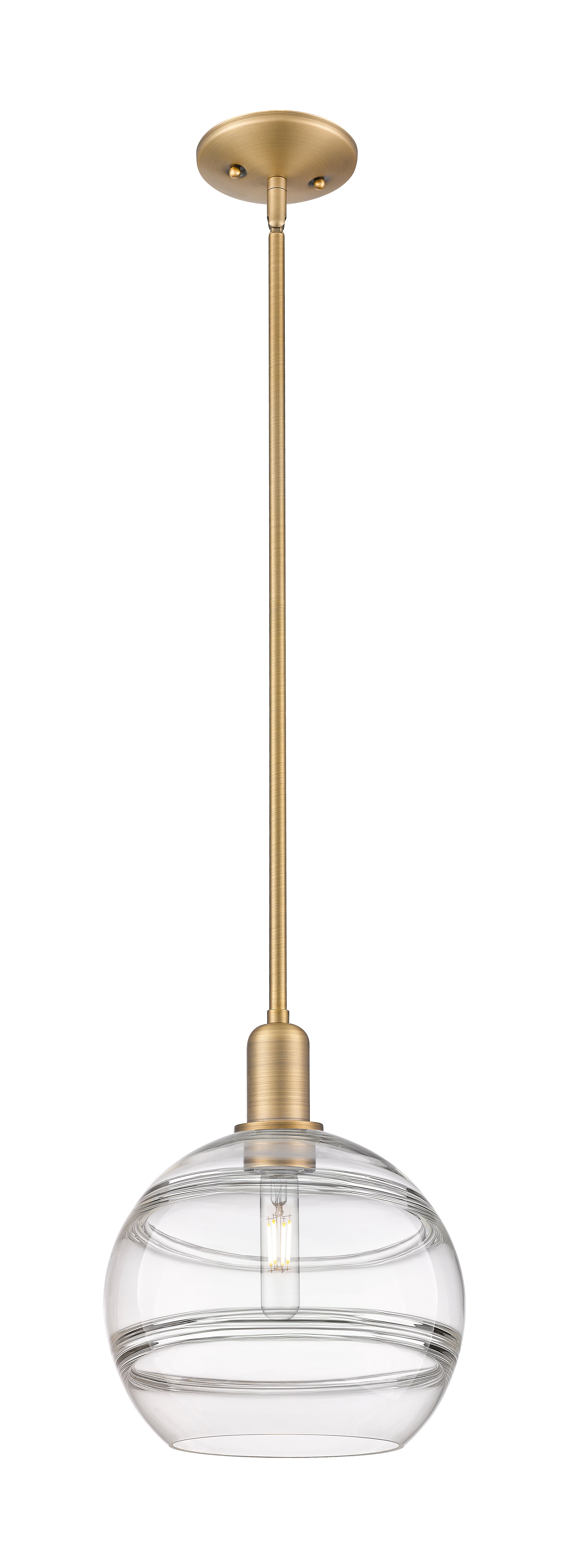 Arcadia Mini Pendant Antique Brass Finish