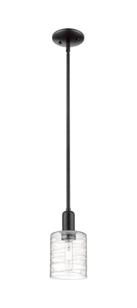 Arcadia Mini Pendant Antique Brass Steel Glass