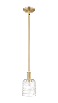 Arcadia Mini Pendant Antique Brass Steel Glass