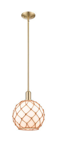 Arcadia Mini Pendant Antique Brass Finish