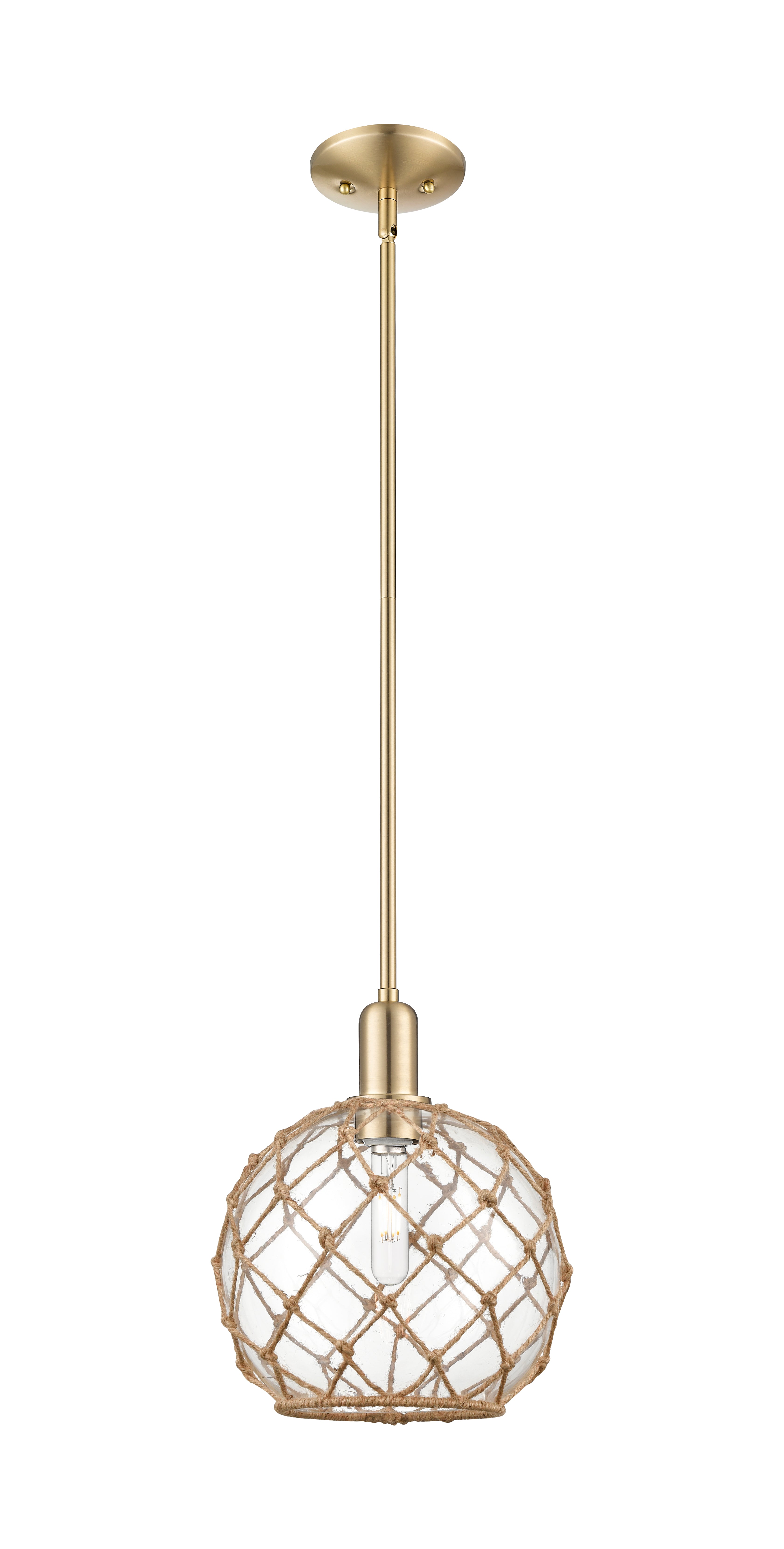 Arcadia Mini Pendant Antique Brass Finish