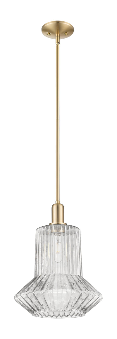 Arcadia Mini Pendant Antique Brass 12 Inch