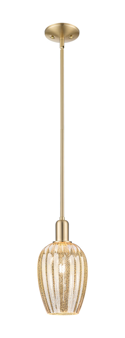 Arcadia Mini Pendant Antique Brass Finish