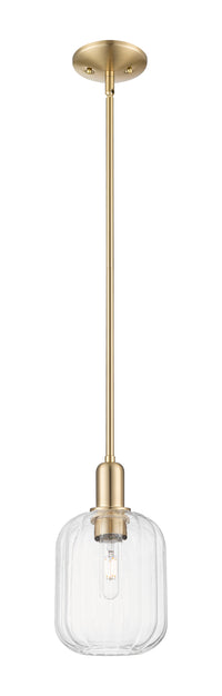Arcadia Mini Pendant Antique Brass 6.75 Inch