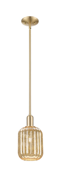 Arcadia Mini Pendant Antique Brass 6.75 Inch
