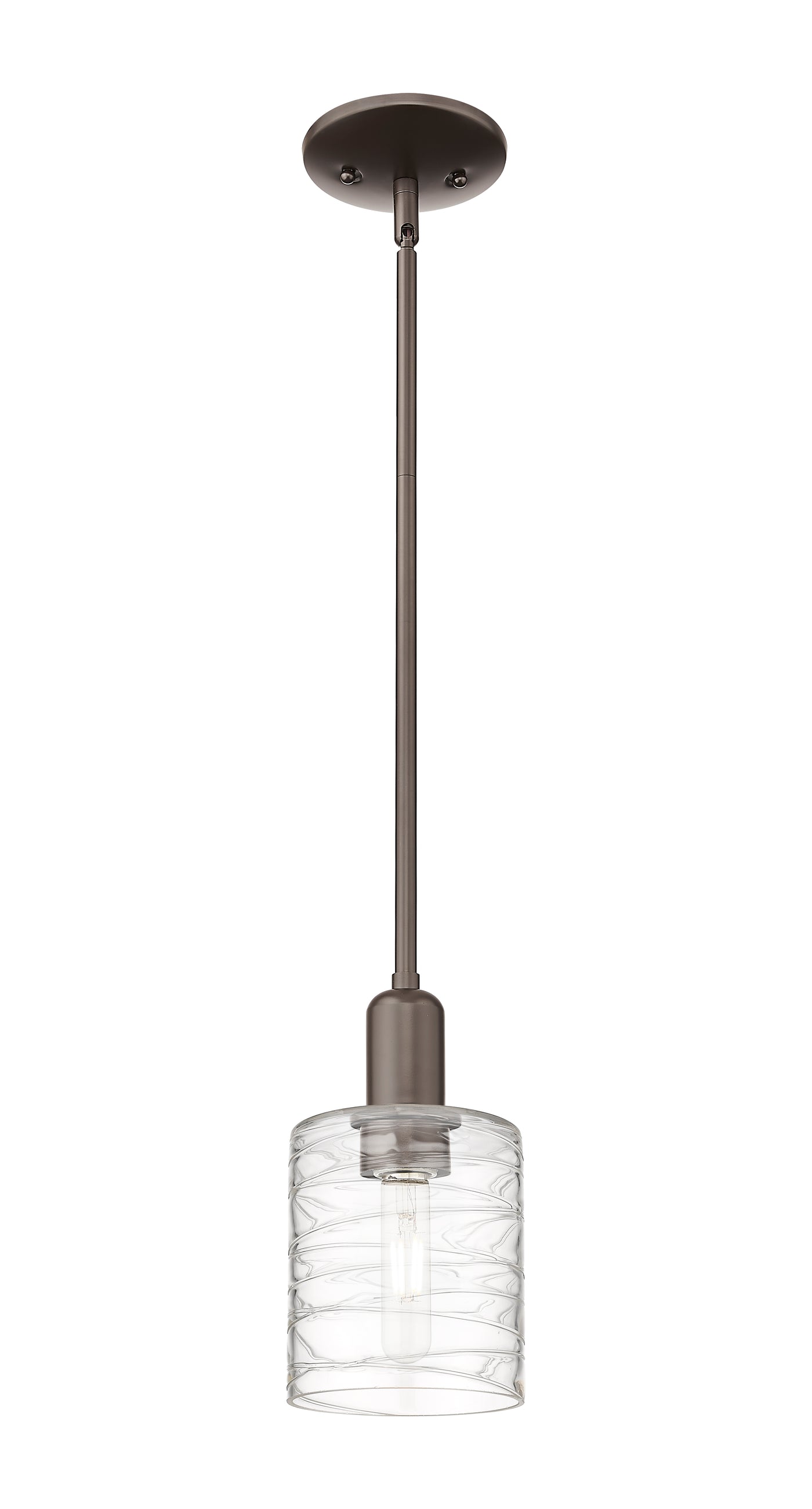 Arcadia Mini Pendant Antique Brass Steel Glass