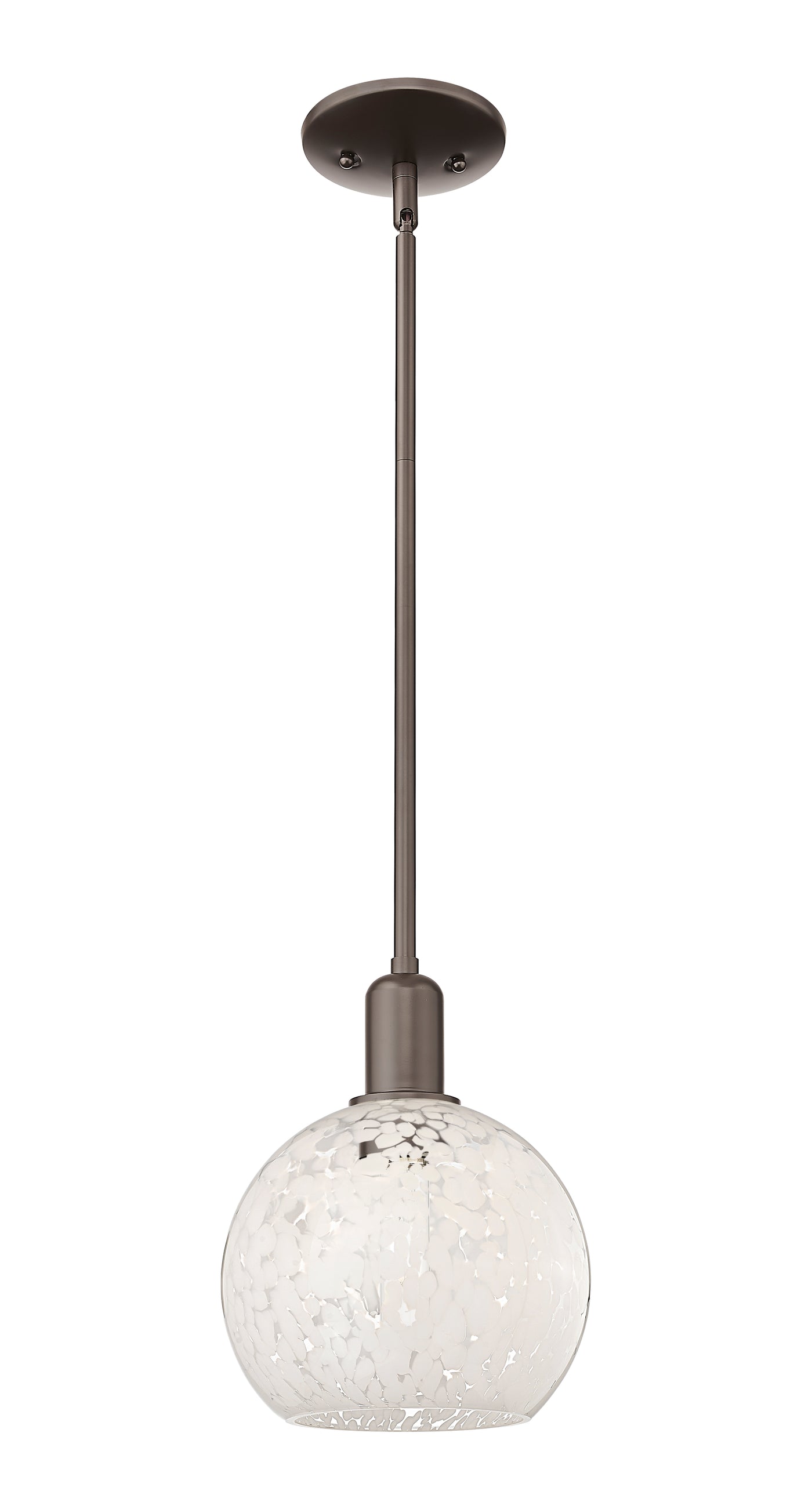 Arcadia Mini Pendant Antique Brass 8 Inch