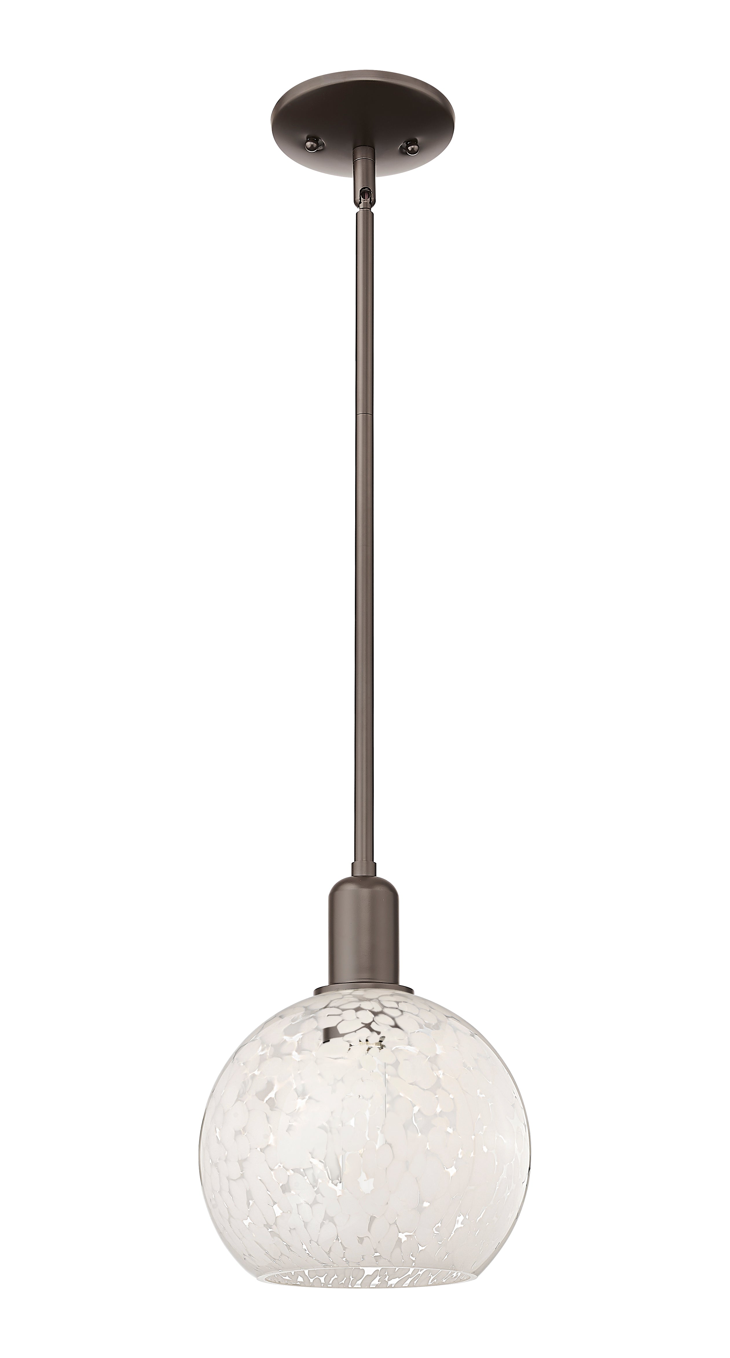 Arcadia Mini Pendant Antique Brass 8 Inch