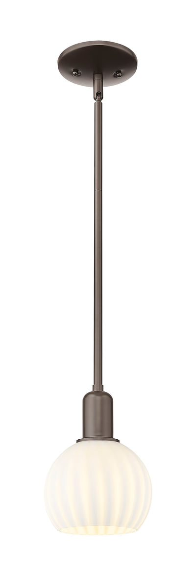 Arcadia Mini Pendant Antique Brass 6 Inch
