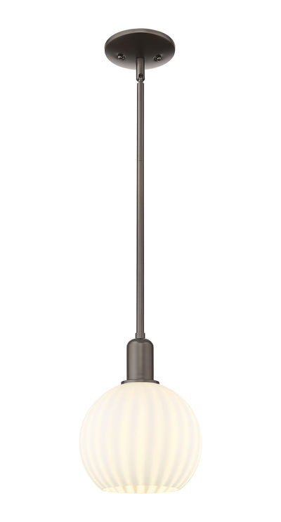 Arcadia Mini Pendant Glass Antique Brass