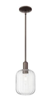 Arcadia Mini Pendant Antique Brass 6.75 Inch