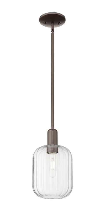Arcadia Mini Pendant Antique Brass 6.75 Inch