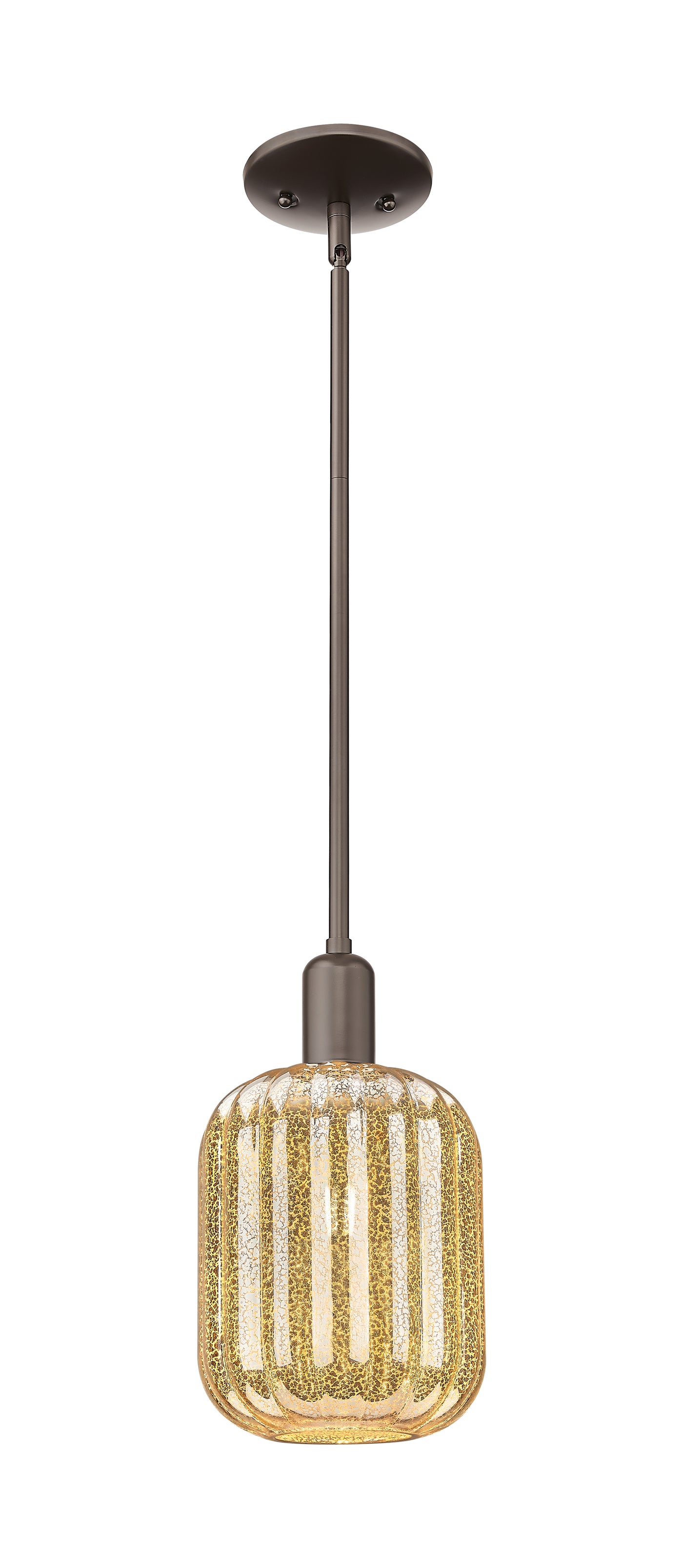 Arcadia Mini Pendant Antique Brass 6.75 Inch